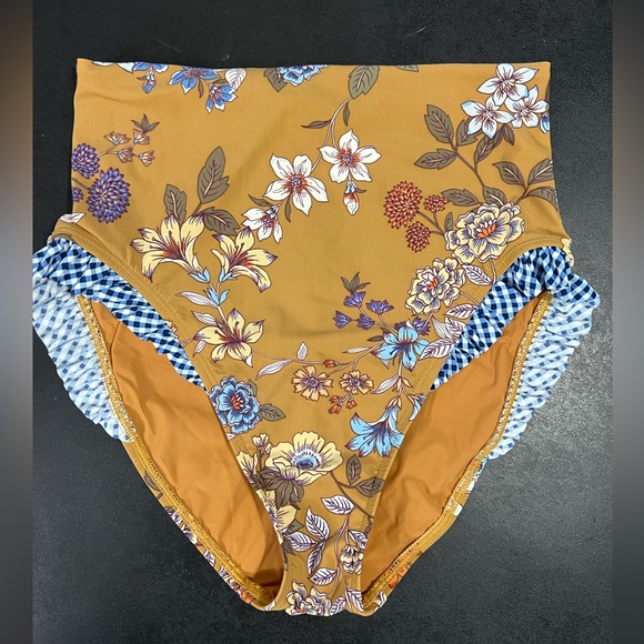 LN Skinny dippers swimsuit bathing Anastasia bikini top and daisy duke bottom S - Picture 3 of 10